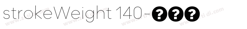 strokeWeight 140字体转换